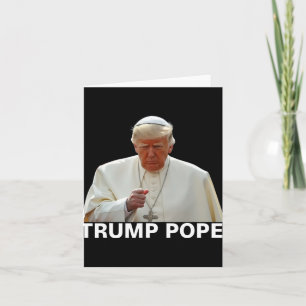 Paus Trump Grappig President Trump wil de N zijn Kaart