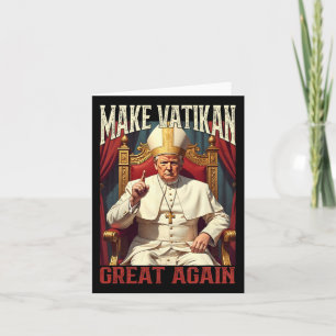 Paus Trump Grappig President Trump wil de N zijn Kaart