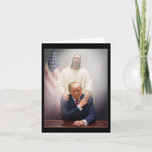 Paus Trump Grappig Trump Vaticaan Christelijk Retr Kaart