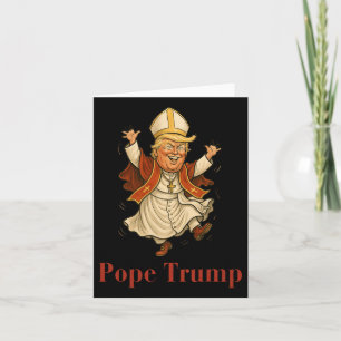 Paus Trump Grappig Trump Vaticaan Christelijk Retr Kaart