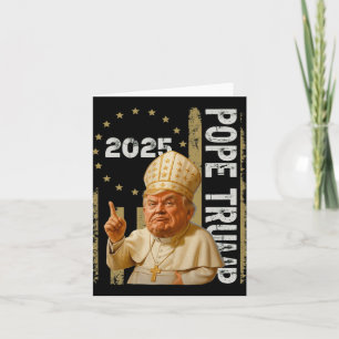 Paus Trump Grappig Trump Vaticaan Christelijk Retr Kaart