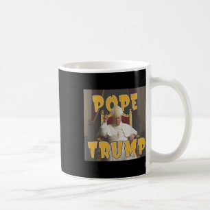 Paus Trump Grappig Trump Vaticaan Christelijk Retr Koffiemok