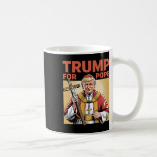 Paus Trump Grappig Trump Vaticaan Christelijk Retr Koffiemok