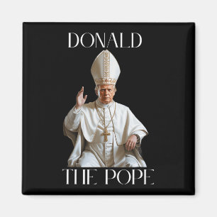 Paus Trump Grappig Trump Vaticaan Christelijk Retr Magneet