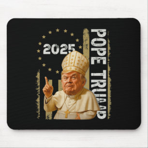Paus Trump Grappig Trump Vaticaan Christelijk Retr Muismat
