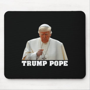 Paus Trump Grappig Trump Vaticaan Christelijk Retr Muismat