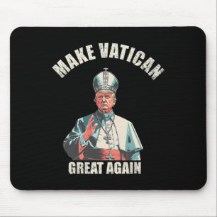 Paus Trump Grappig Trump Vaticaan Christelijk Retr Muismat