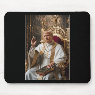 Paus Trump Grappig Trump Vaticaan Christelijk Retr Muismat