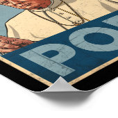 Paus Trump Grappig Trump Vaticaan Christelijk Retr Poster (Hoek)