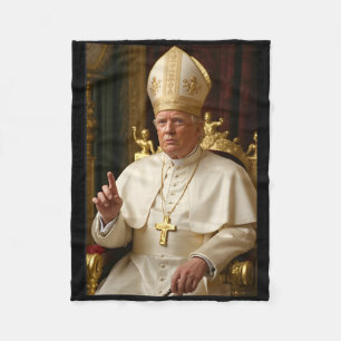 Paus Trump Grappige President Trump Wil Futurist W Fleece Deken