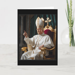 Paus Trump Grappige Trump Vaticaan Christelijke Re Kaart