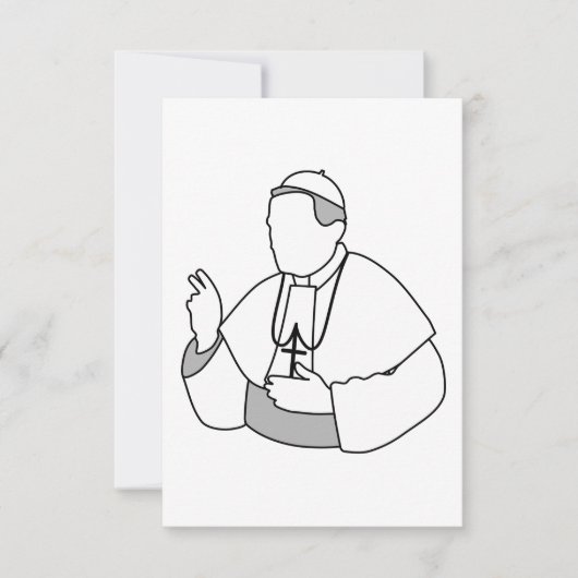 Paus uitnodigingen (Voorkant)