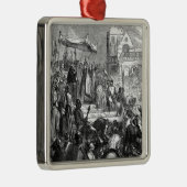 Paus Urban II Preaching the First Crusade Metalen Ornament (Rechts)