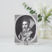Paus Urban VIII Briefkaart (Staand voorkant)