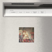 Paus VIII in St. Peter op de Sedia Gestatoria Magneet (Insitu (Vaatwasser))