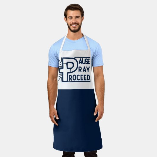 PAUSE PRAY PROCEED CHRISTELIJK SCHORT (Gedragen)