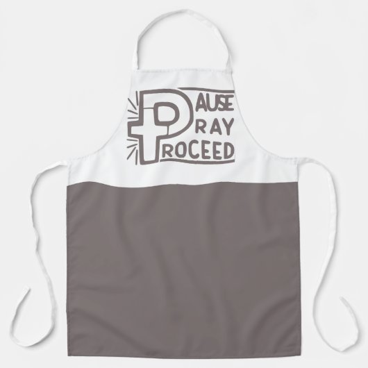 PAUSE PRAY PROCEED CHRISTELIJK SCHORT (Voorkant)