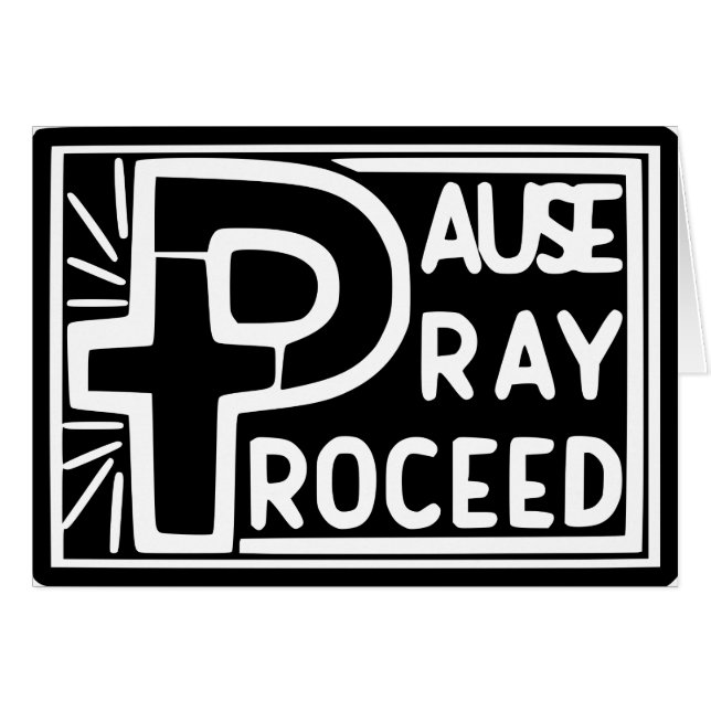 PAUSE PRAY-PROCES (Voorkant Horizontaal)