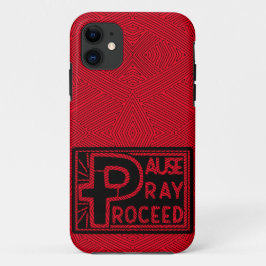 PAUSE PRAY-PROCES Case-Mate iPhone CASE