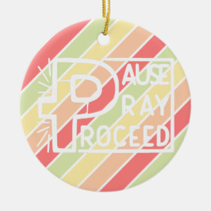 PAUSE PRAY-PROCES KERAMISCH ORNAMENT