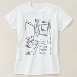 Pause rommet med teksten kjøkken kroken t-shirt