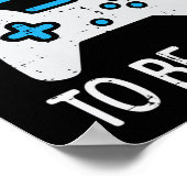 Paused My Game Gamer Controller Gaming Boys Kids M Poster (Hoek)