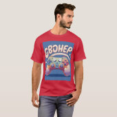 Paused My Game to Be Here funny girl T-shirt (Voorkant volledig)