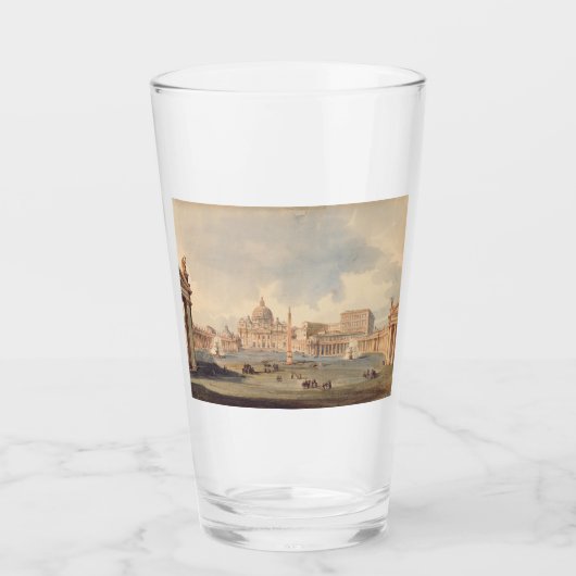 Pauselijke Basiliek van Sint-Pieter in het Vaticaa Glas (Voorkant)