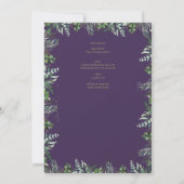 Pauselijke Rood Kruis Huwelijksmis Trouwplechtighe Kaart (Achterkant)