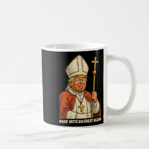 Pauselijke Trump Fun Design met Paus Vestments 1 Koffiemok