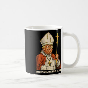 Pauselijke Trump Fun Design met Paus Vestments Koffiemok