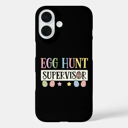 Pausjacht Supervisor Grappig Familie Pasen Case-Mate iPhone Case (Achterkant)