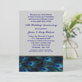 Pauw 25e huwelijksjubileumfeest kaart (Staand voorkant)