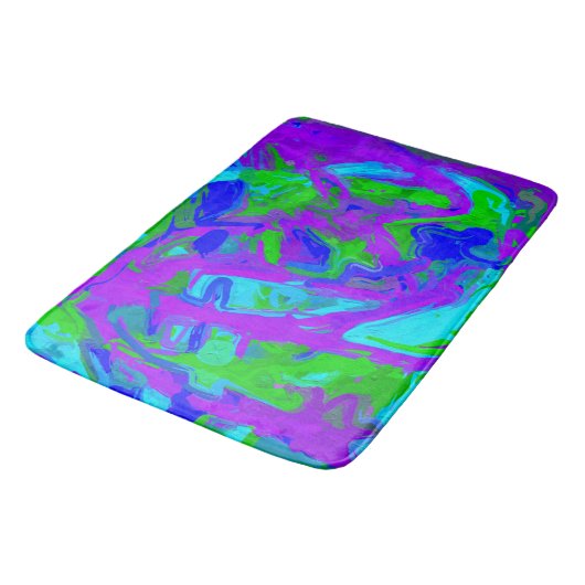 Pauw abstract waterverven badmat (Gekanteld)