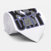 Pauw afdrukken politie K9 Stropdas (Opgerold)