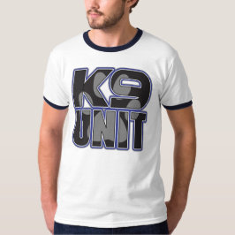 Pauw afdrukken politie K9 T-shirt