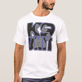 Pauw afdrukken politie K9 T-shirt
