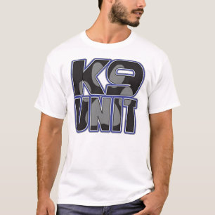 Pauw afdrukken politie K9 T-shirt