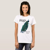 Pauw Always Wees Jezelf Funny Dames T-shirt (Voorkant volledig)