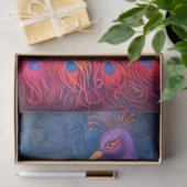 Pauw Ambacht/weefsel/Decoupage Papier (Geschenk)