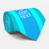 Pauw Aquablauw Blijf Kalmeer En Uw Tekst Union Jac Stropdas (Opgerold)