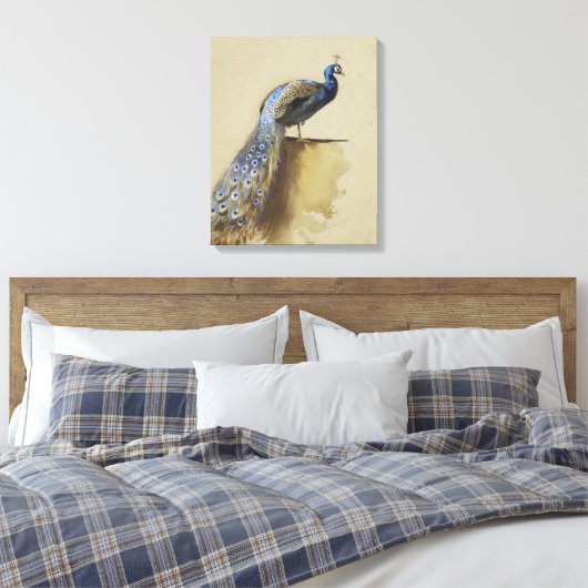 Pauw | Archibald Thorburn Canvas Afdruk (Insitu (Slaapkamer))