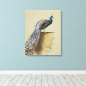 Pauw | Archibald Thorburn Canvas Afdruk (Insitu (Houten vloer))