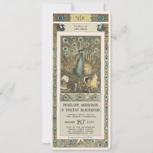  Pauw Boerderij - Huwelijk Kaart (Voorkant)