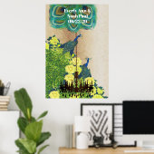 Pauw Bruiloftsposter uit de Roaring Twenties Poster (Thuiskantoor)