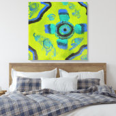 Pauw Canvas Afdruk (Insitu (Slaapkamer))