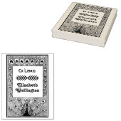 Pauw die veren laat zien #3 Ex Libris-boek Rubberstempel (Gestempeld)
