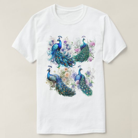 Pauw Elegantie T-shirt (Design voorkant)