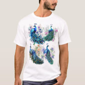 Pauw Elegantie T-shirt (Voorkant)