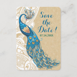 Pauw Elegantie Trouw Save The Date Kaart
